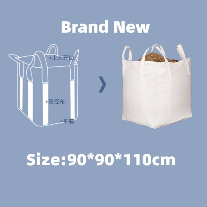 QS PP WOVEN JUMBO BAG 1 TON OPEN TOP 90cm X 90CM X 110cm