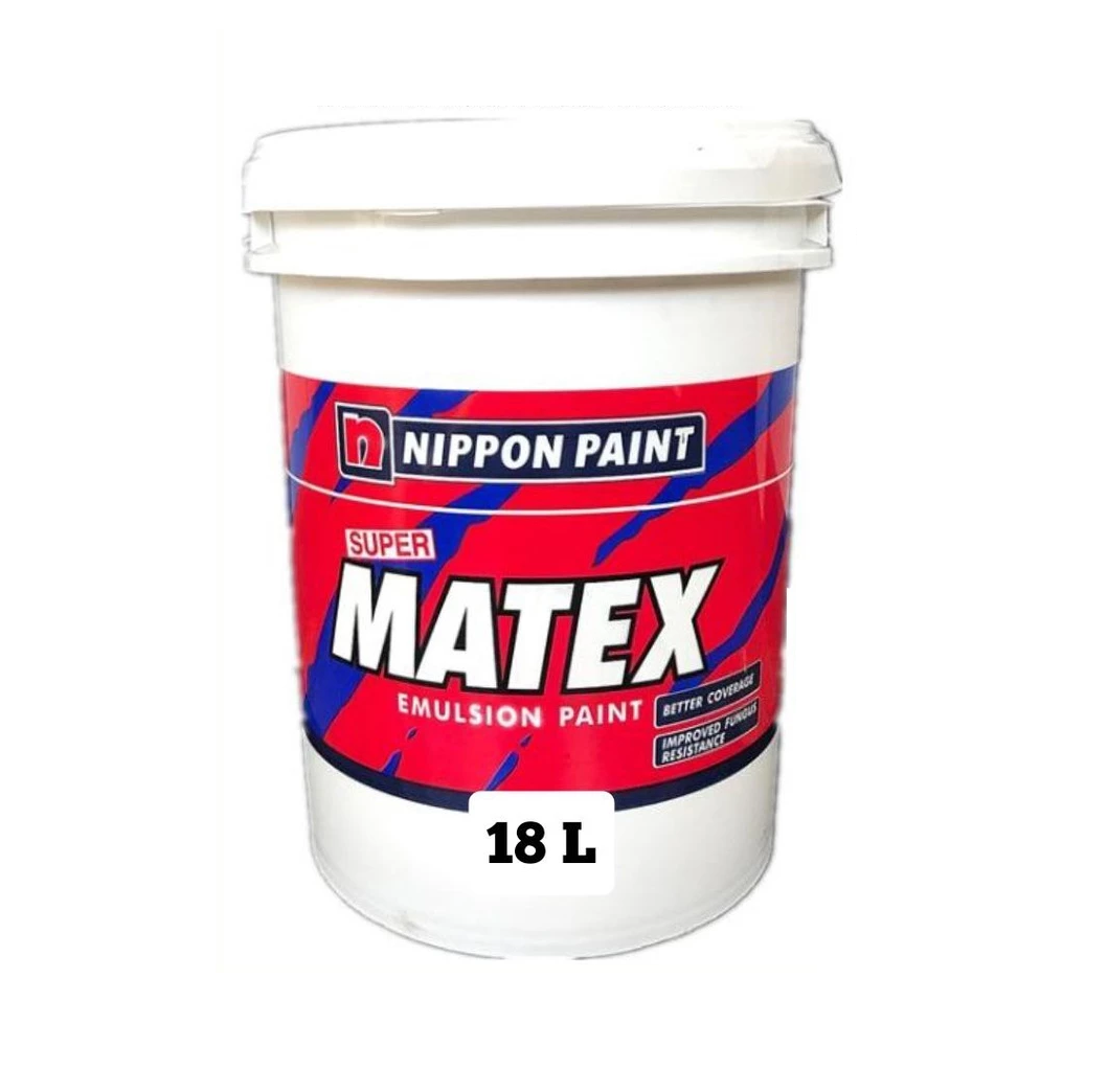 18L Nippon Paint Super Matex Emulsion Interior Wall & Ceiling Paint