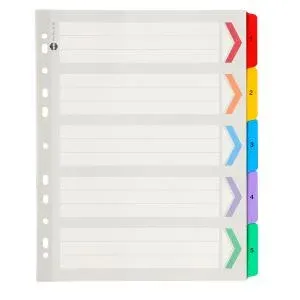 Index Divider 5-Colour