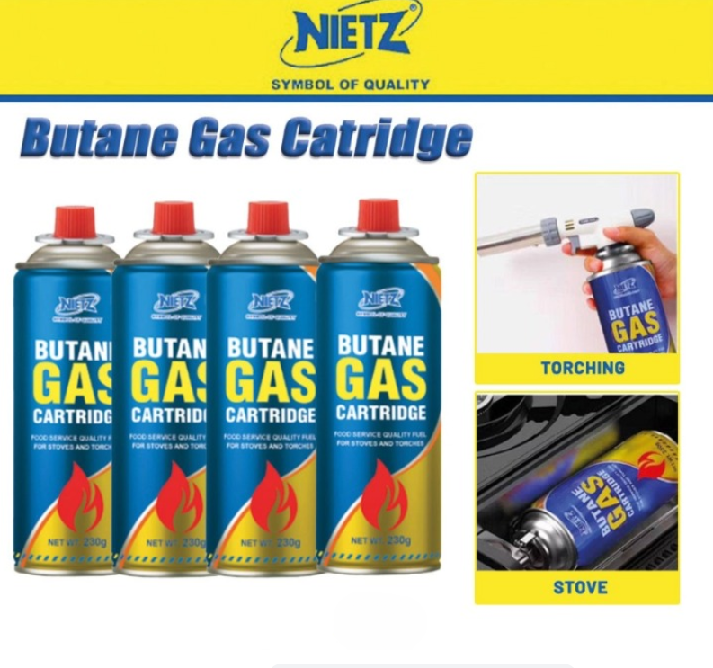 NIETZ BUTANE GAS CARTRIDGE PORTABLE STOVE GAS