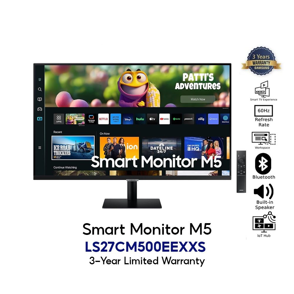 SAMSUNG LS27CM500EEXXS M5 Smart Monitor