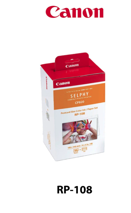 CANON SELPHY COLOR INK / PAPER SET RP-108