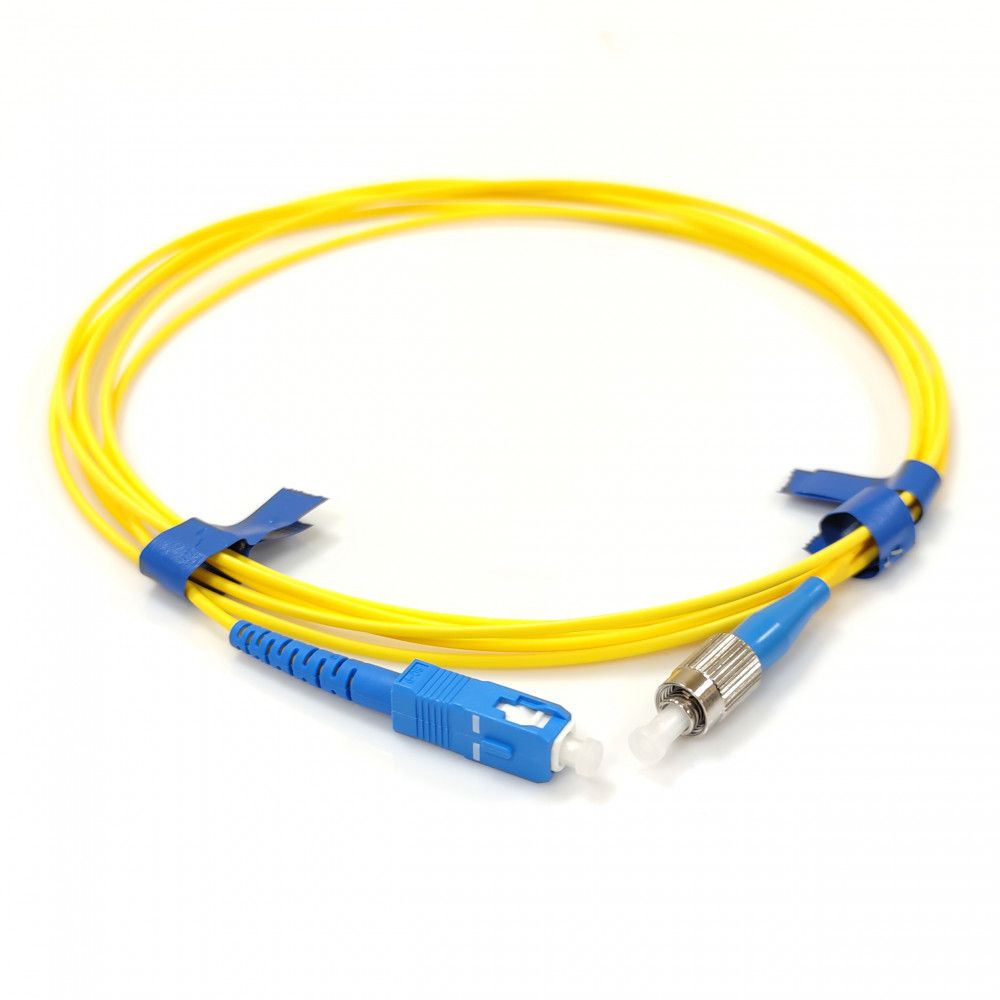 FIBER CORD PATCH SC/UPC  FC/UPC SM 15M SIMPLEX PATCHCORD