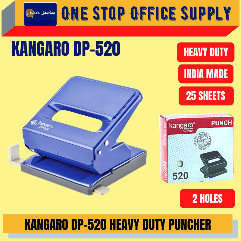 KANGARO DP-520 2 HOLE PUNCHER / KANGARO / DP-520 / PUNCHER / 2 HOLE PUNCHER / PUNCH / PAPER PUNCHER