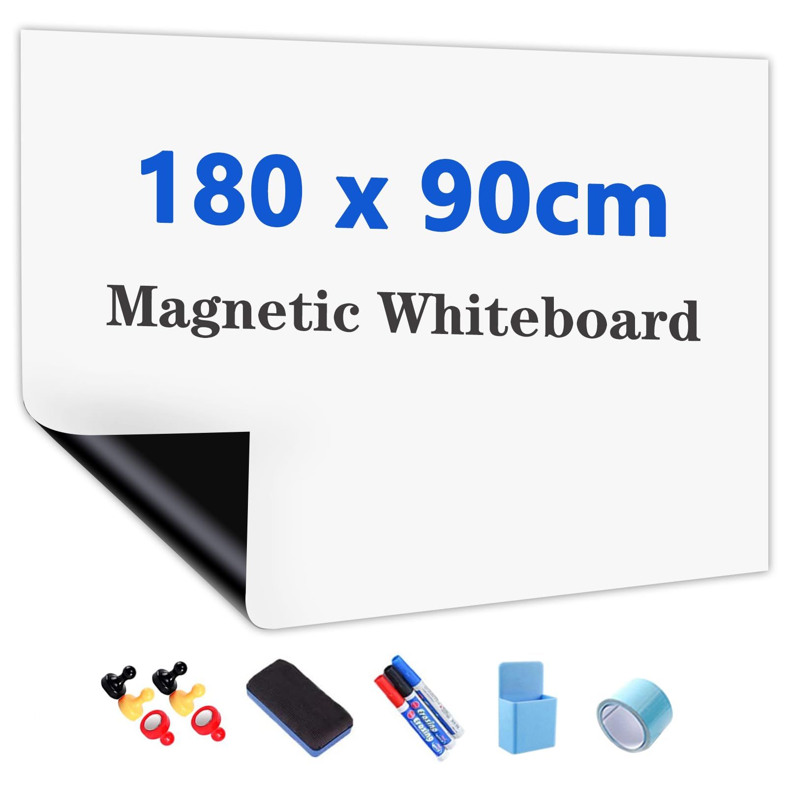 MAGNETIC STICKER WHITEBOARD ( 90 cm x 180 cm  )