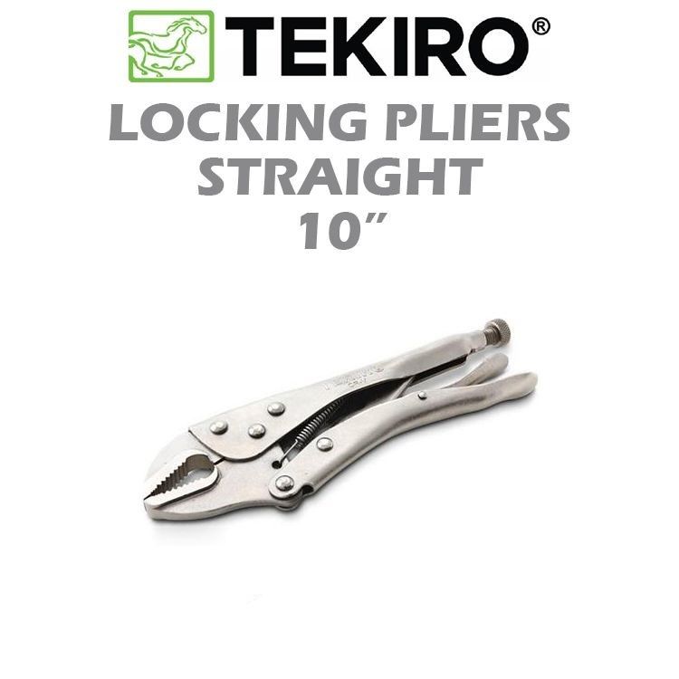 TEKIRO LOCKING PLIERS STRAIGHT PL-LG0768