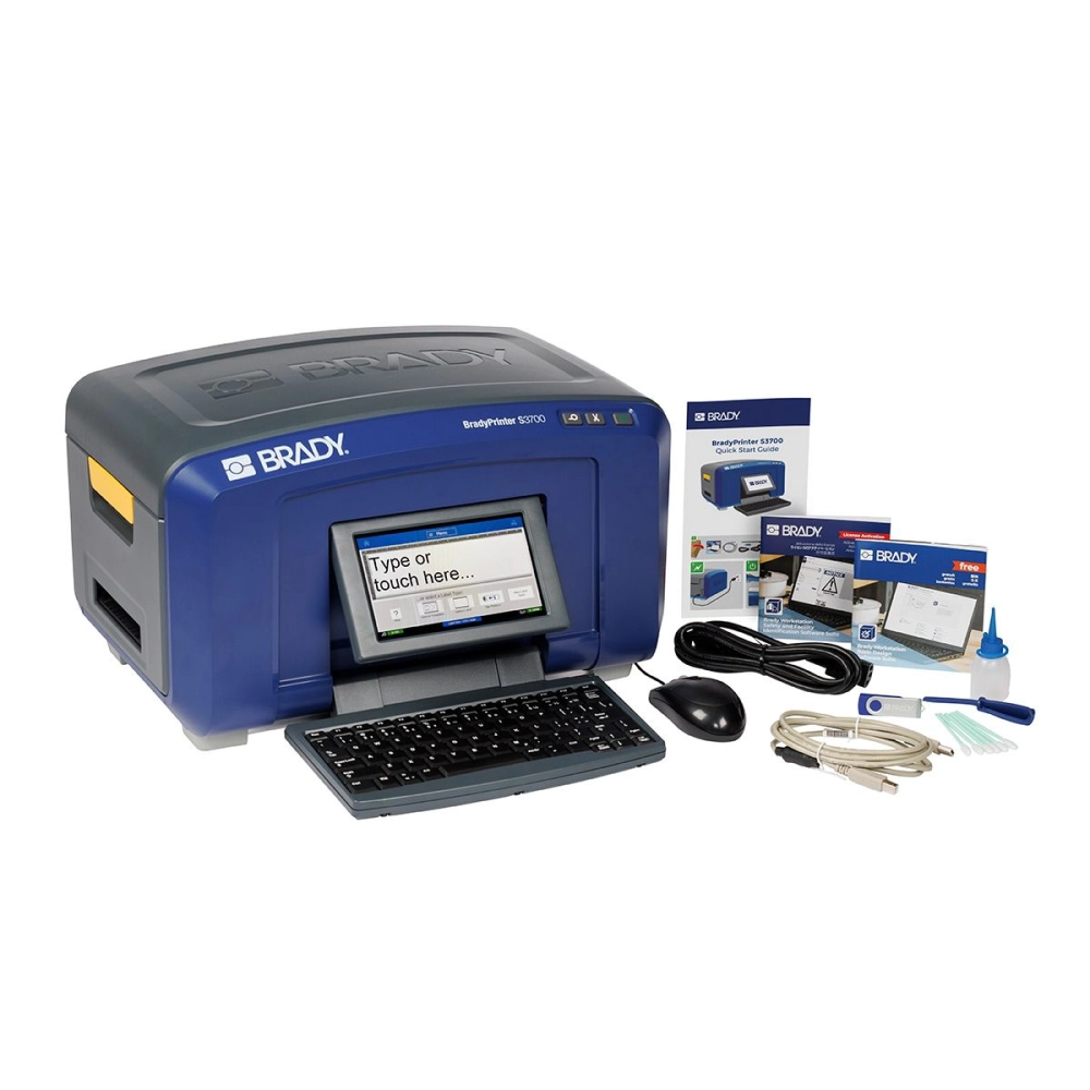 BradyPrinter S3700 Multicolor Safety Sign and Label Printer with XY Cutter and Software