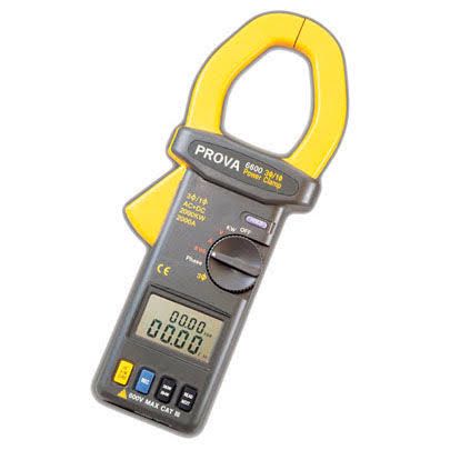 TES PROVA6600 3PHASE/1PHASE POWER CLAMP TESTER