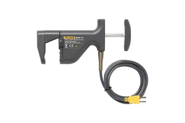 Fluke 80PK-8 80PK-10 Type-k, Pipe Clamp Thermocouple Probe, 1.25-2.5