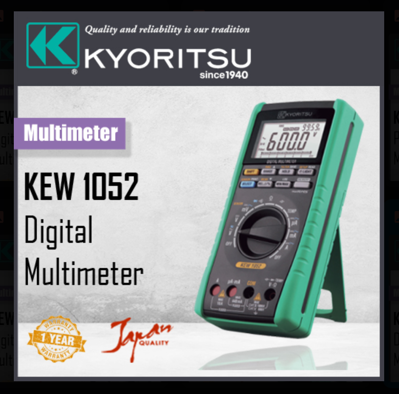 KYORITSU 1052 DIGITAL MULTIMETER