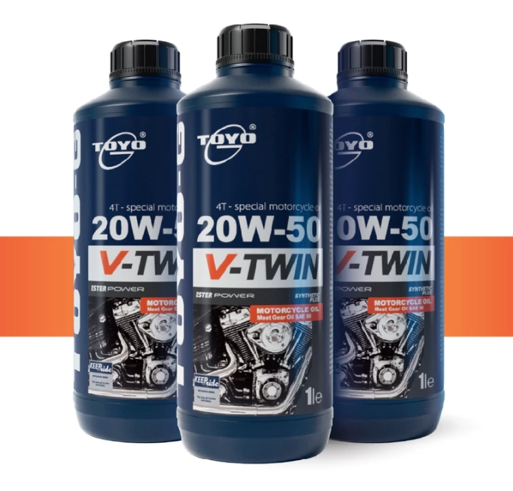 TOYO-G V-TWIN 20W-50 4-STROKE MOTORCYCLE SYNTHETIC PLUS/ESTER POWER ENGINE OIL (1L)
