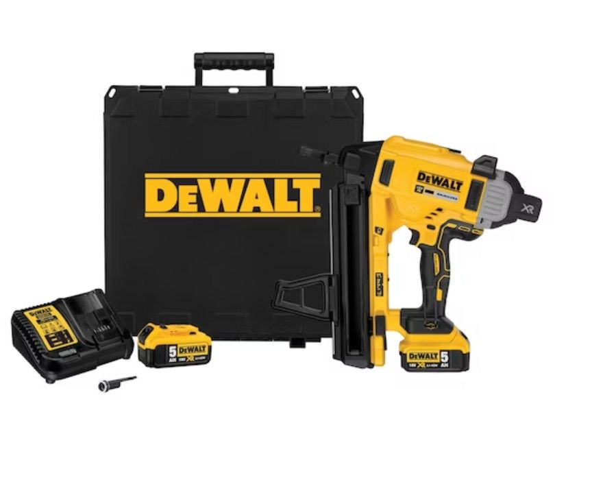 Dewalt 18V XR Brushless Concrete Nailer 2x5.0Ah