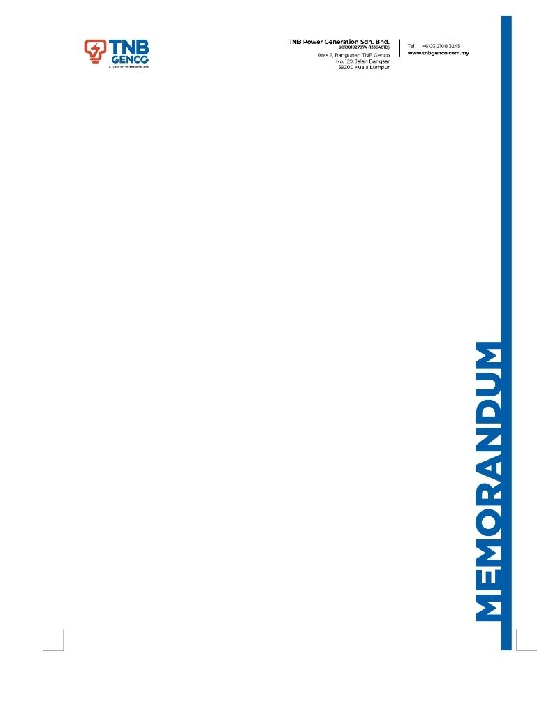 Memo Kertas Memorandum TNB