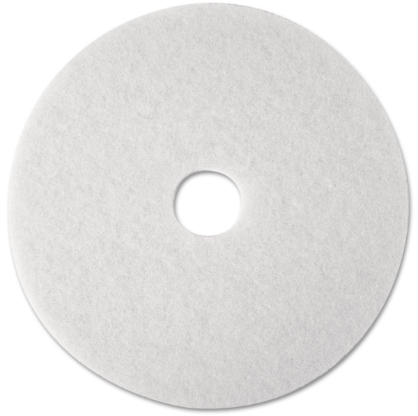 3M 4100 (16 INCH) WHITE POLISH FLOOR PAD