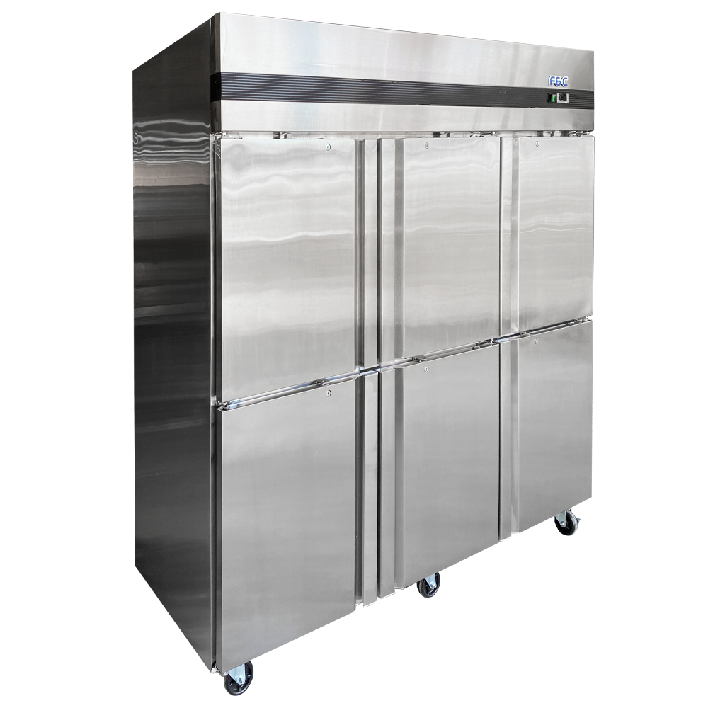 QP S/steel 6 Magnetic Doors Upright Chiller Blower System (Model: SCX-6DC)