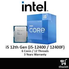 INTEL CORE 15-12400F 18MB CACHE 4.4GHZ LGA1700 PROCESSOR (3YEARS WARRANTY)