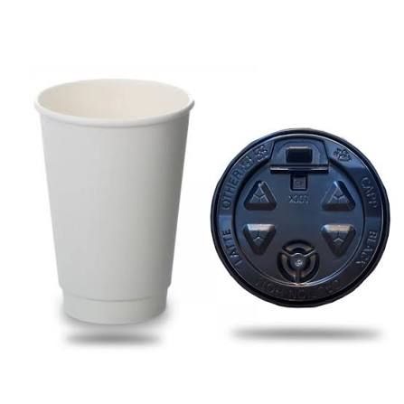 QP PAPER COFFEE CUP 12OZ 355MM (100PCS)