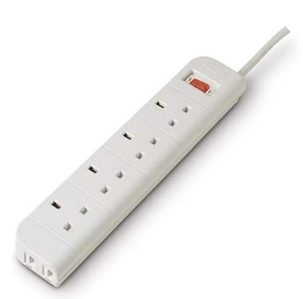 BELKIN ECO 4 WAY SURGE WITH TEL PROTECTION - 2 METER F9E410sa2M