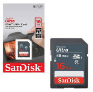 SANDISK SD ULTRA 48MB/S 16GB