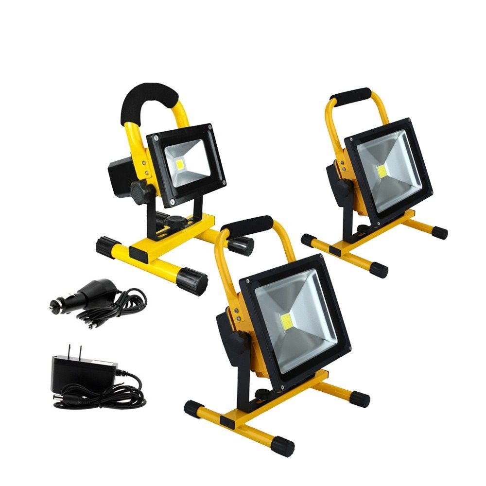 20W LED Rechargeable Portable Flood Light Work Lamp