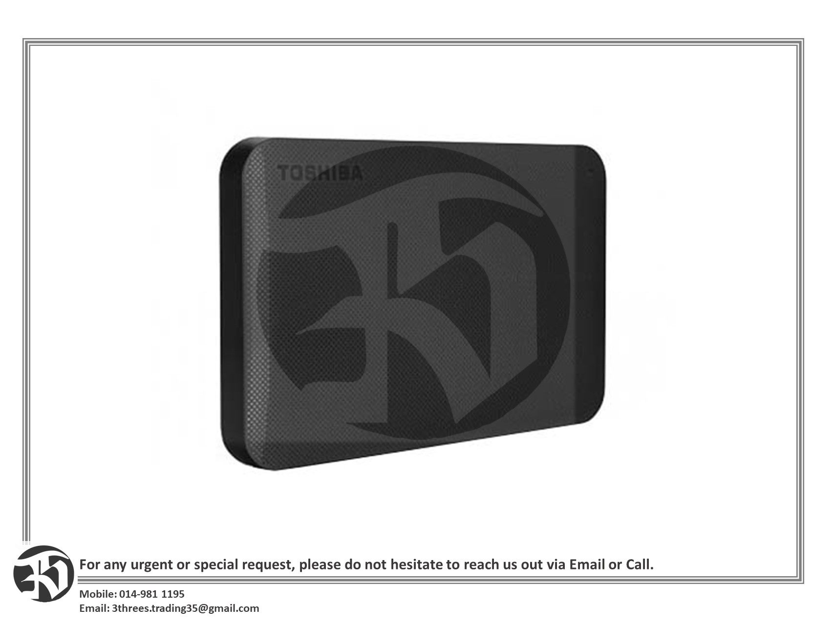 External Hard Disk CANVIO READY/ CANVIO BASIC-500GB, 1TB/2TB/4TB