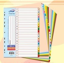 OKADA / PAPER INDEX DIVIDER / 1-31 / INDEX DIVIDER / COLOUR SEPERATER