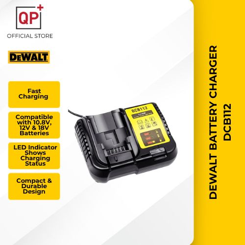 DEWALT BATTERY CHARGER ACCESSORY DCB1102 LITHIUM ION 10.8V (2.0AH) l BATERI l 电池-