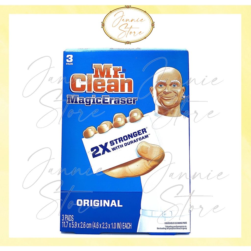 Mr Clean Magic Eraser - 2X Stronger with Durafoam (3 Pads) [USA]