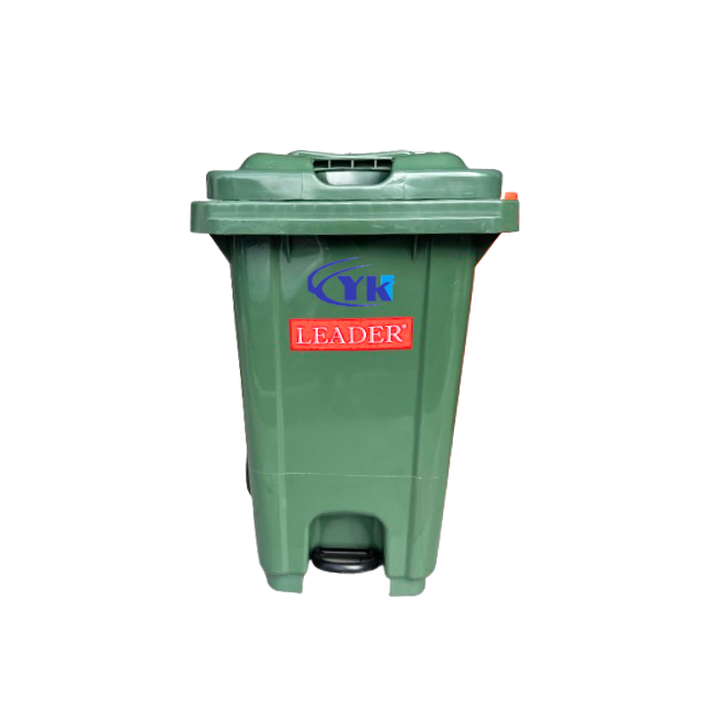 80L LEADER MOBILE GARBAGE BIN STEP ON BIN