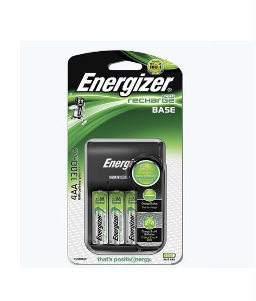 ENERGIZER BATTERY CHARGER WITH 4 AA BATTERIES