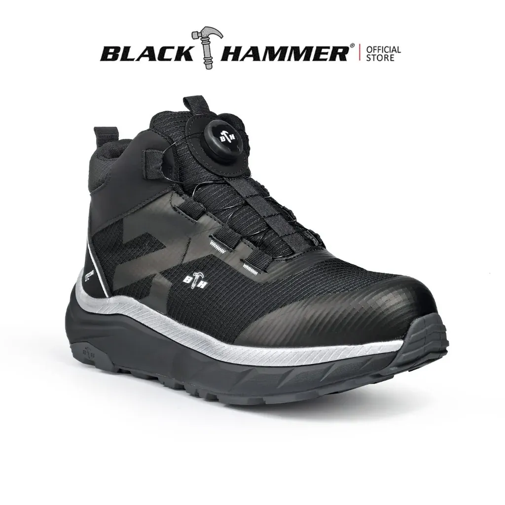 Black Hammer Mid-cut Fast Lock Lacing System - Black (EU 45-46)