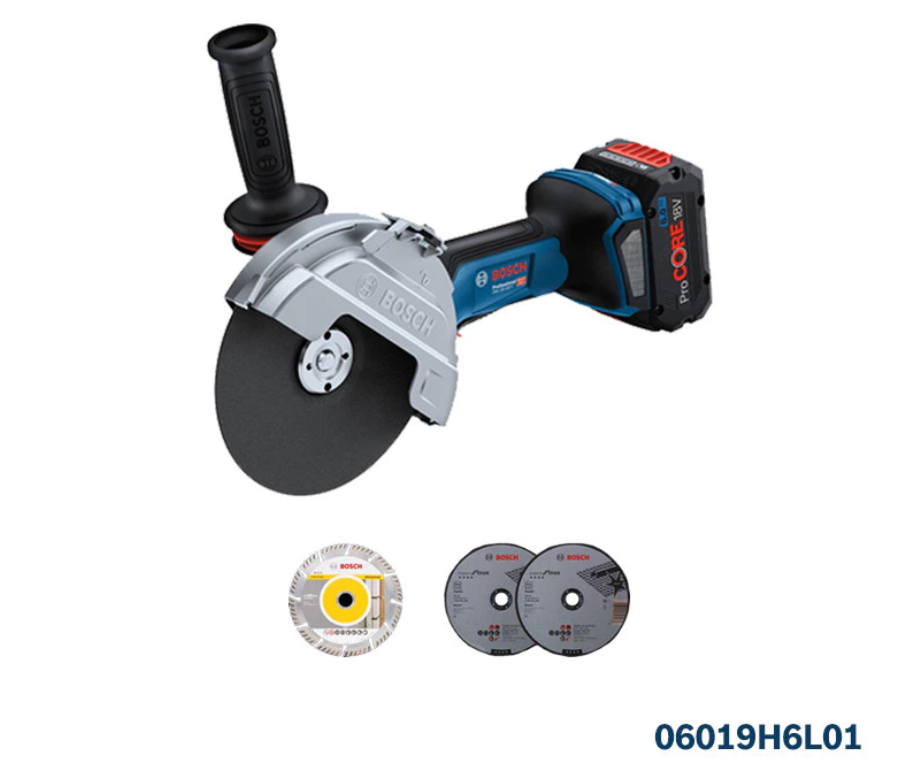 BOSCH GWS 18V-180 P CORDLESS ANGLE GRINDER BITURBO (06019H6L01)