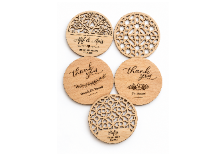 Cup Coaster Single Layer 9cm X 9cm