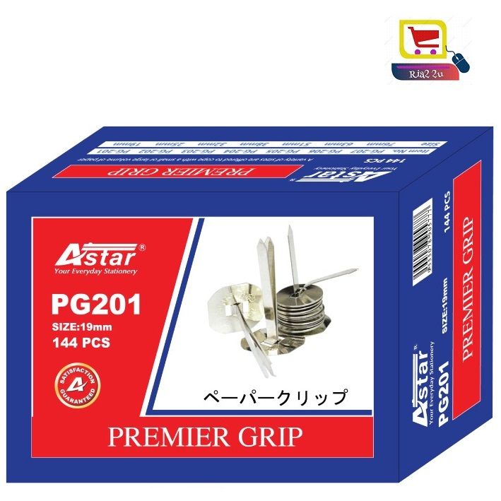 Astar Binder Premier Grip PG201 19mm box 144 pieces