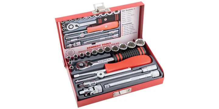 MINI MM SOCKET SET 1/4" SQ DR19-PCE