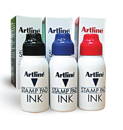 ARTLINE ESA2N STAMP PAD INK 50CC (RED , BLACK , BLUE )