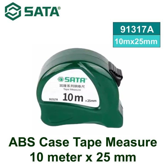Sata ABS CASE TAPE MEASURE 10MX25MM