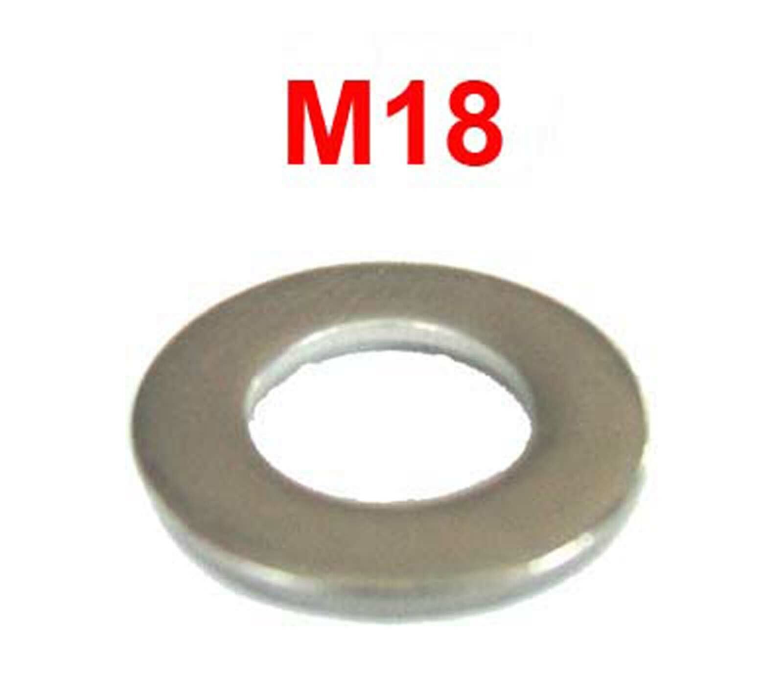 FLAT WASHER ZINC PLATED M18 (1carton/2000 pc) (Price 1/ Carton)
