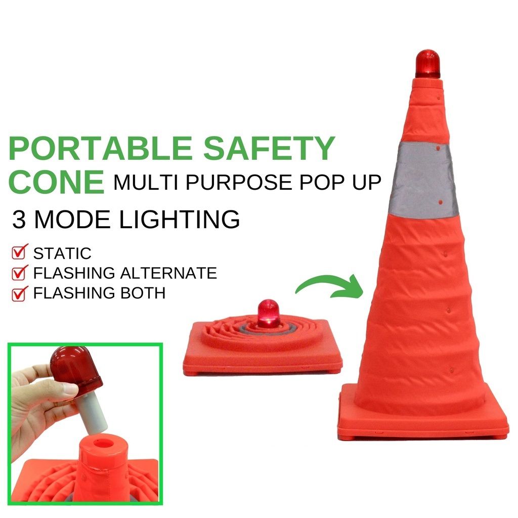 Collapsible Cone With Light
