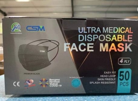 CSM face mask headloop 4 ply