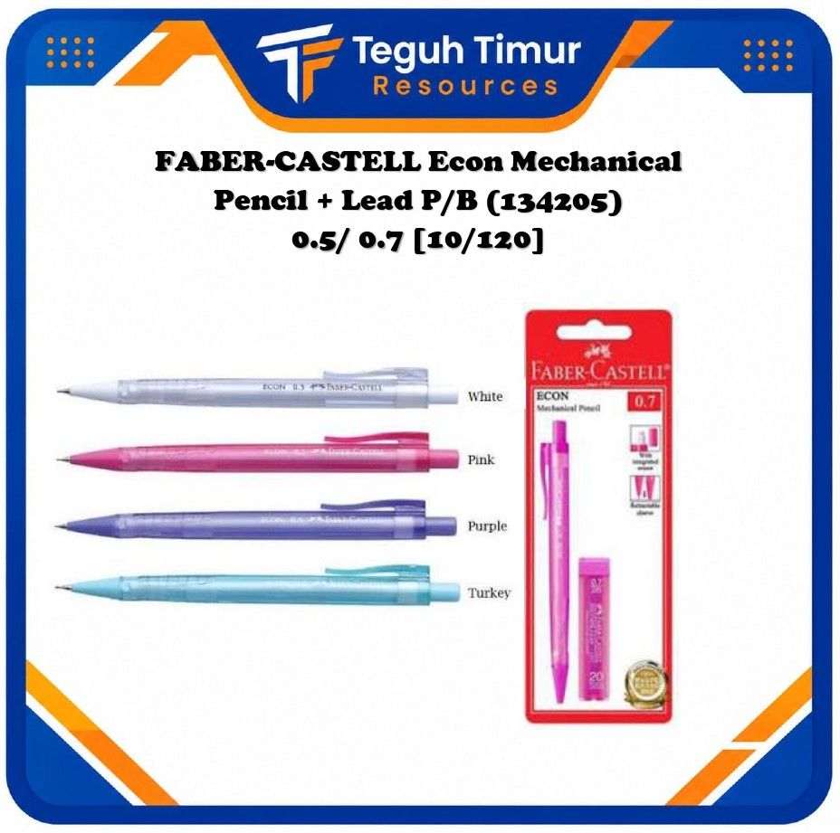 Econ Mechanical Pencil + Lead P/B ( 134205 ) - 0.5 [10/120]