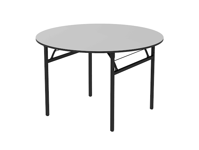 Round Fold Half Table Banquet / 4FT(1200MM) / 5FT(1500MM) / Table Foldable Banquet / Portable Table / Dining Table / Meja Lipat Bulat 4 Kaki / 5 Kaki