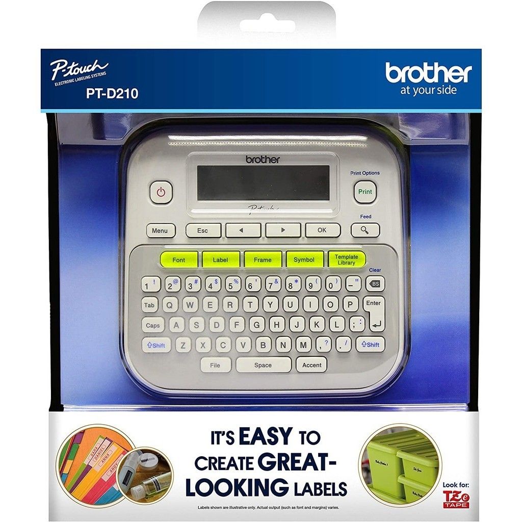 Brother P-TOUCH D210 PT-D210 Handheld P-Touch Labelling Machine Printer