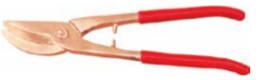 Temo 280mm Safety Bent Blade Snips - Be-Cu