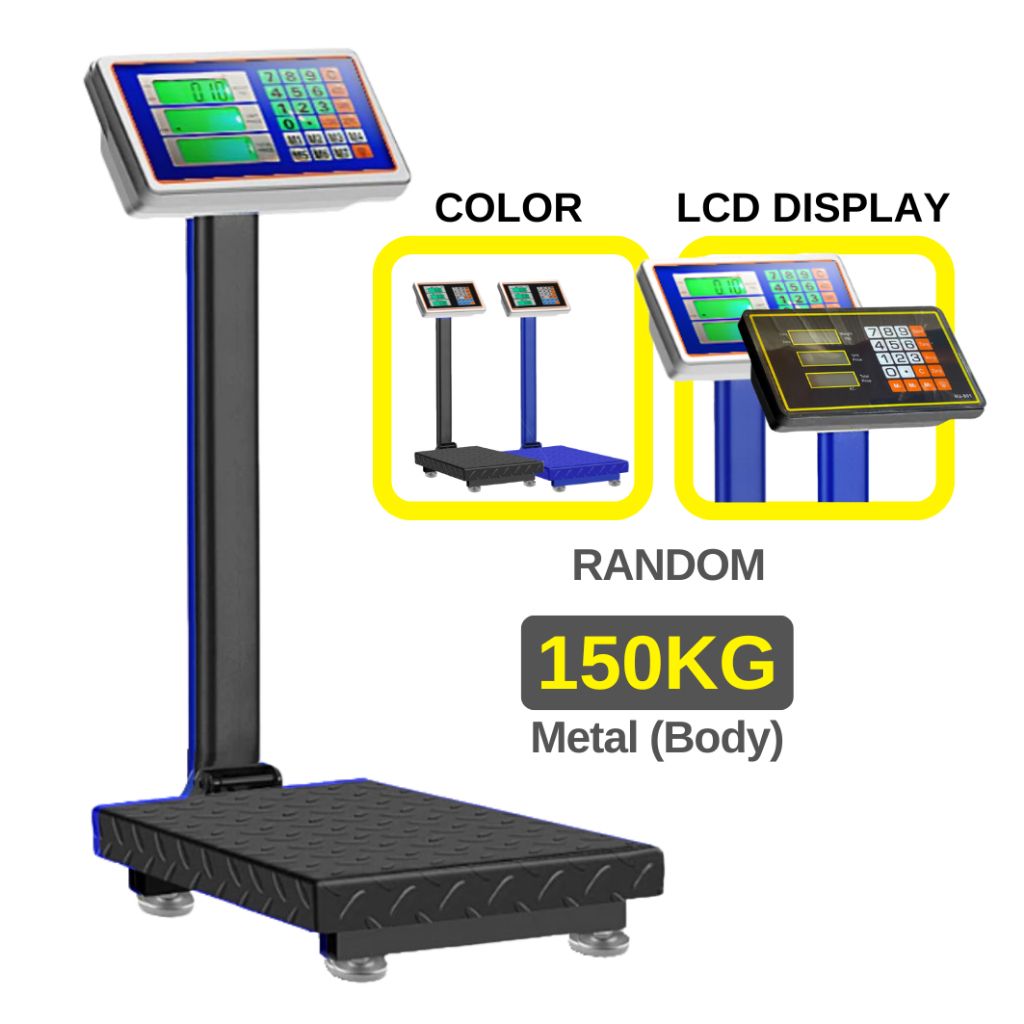 Platform Scale Rechargeable Penimbang Kotak 150KG