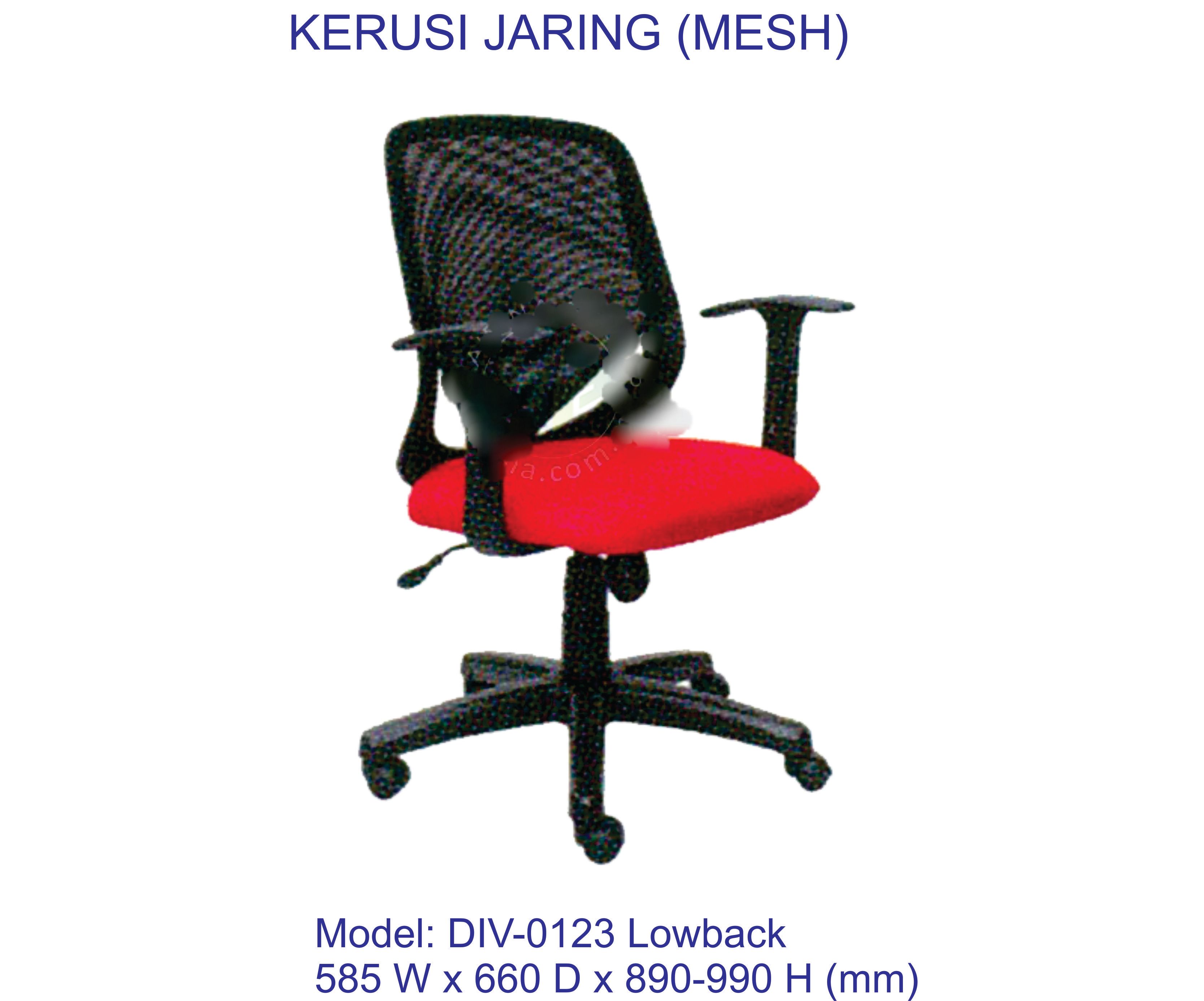 MECH NETTING CHAIR RED COLOUR