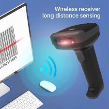 Deli Handheld USB/2.5GHZ Wirelss Barcode Scanner 1D&2D Barcode Reader