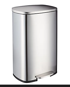 Dustbin with Cover Pedal Trash Bin 50L