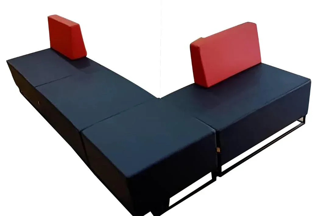Apex Combination Sofa Pu Seater Set (Long Rectangular With Back Rest Right & Left) (Long Rectangular With No Rest) (Square Seater No Backrest)