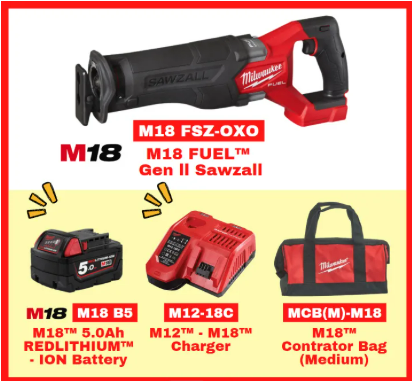 MILWAUKEE M18 FSZ M18 Fuel Gen II Sawzall